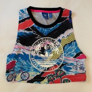 Adidas Originals athletic crop top